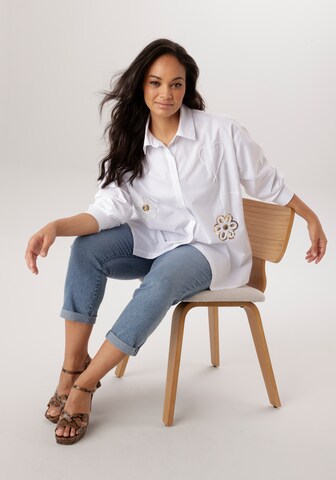 Aniston Blouse in White