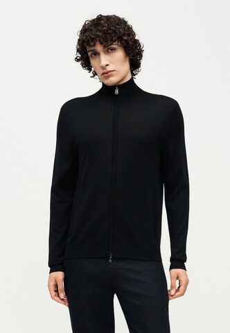 BOGNER Knit Cardigan 'OSCAR' in Black: front