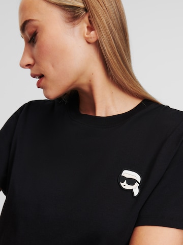 Karl Lagerfeld T-shirt 'IKON' i svart