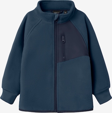 Veste en polaire 'Move' NAME IT en bleu : devant