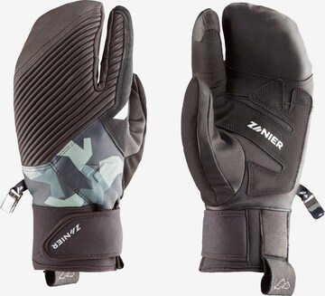 Zanier Athletic Gloves 'Evolution' in Grey: front