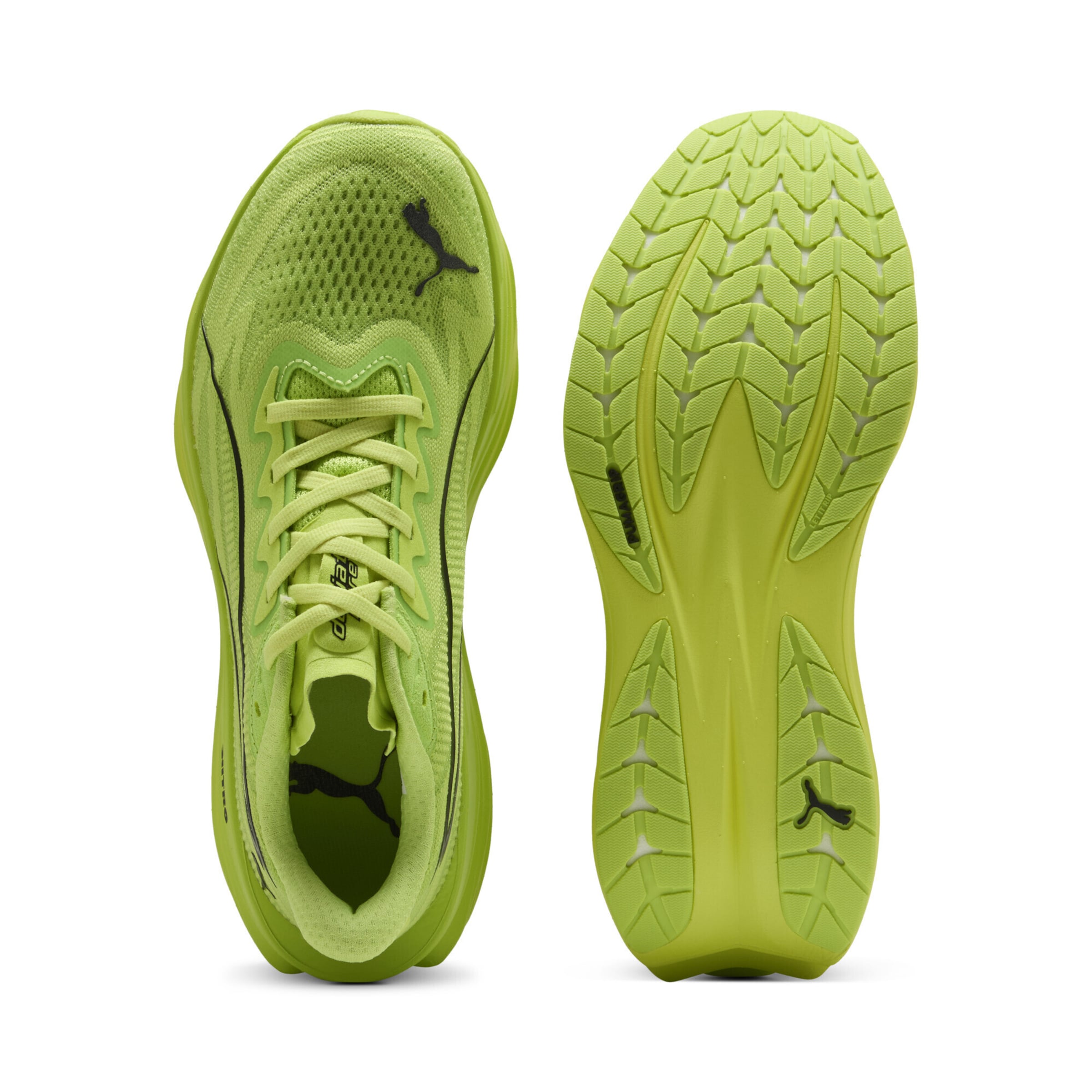 zaļš PUMA Skriešanas apavi 'Deviate Pure NITRO™'