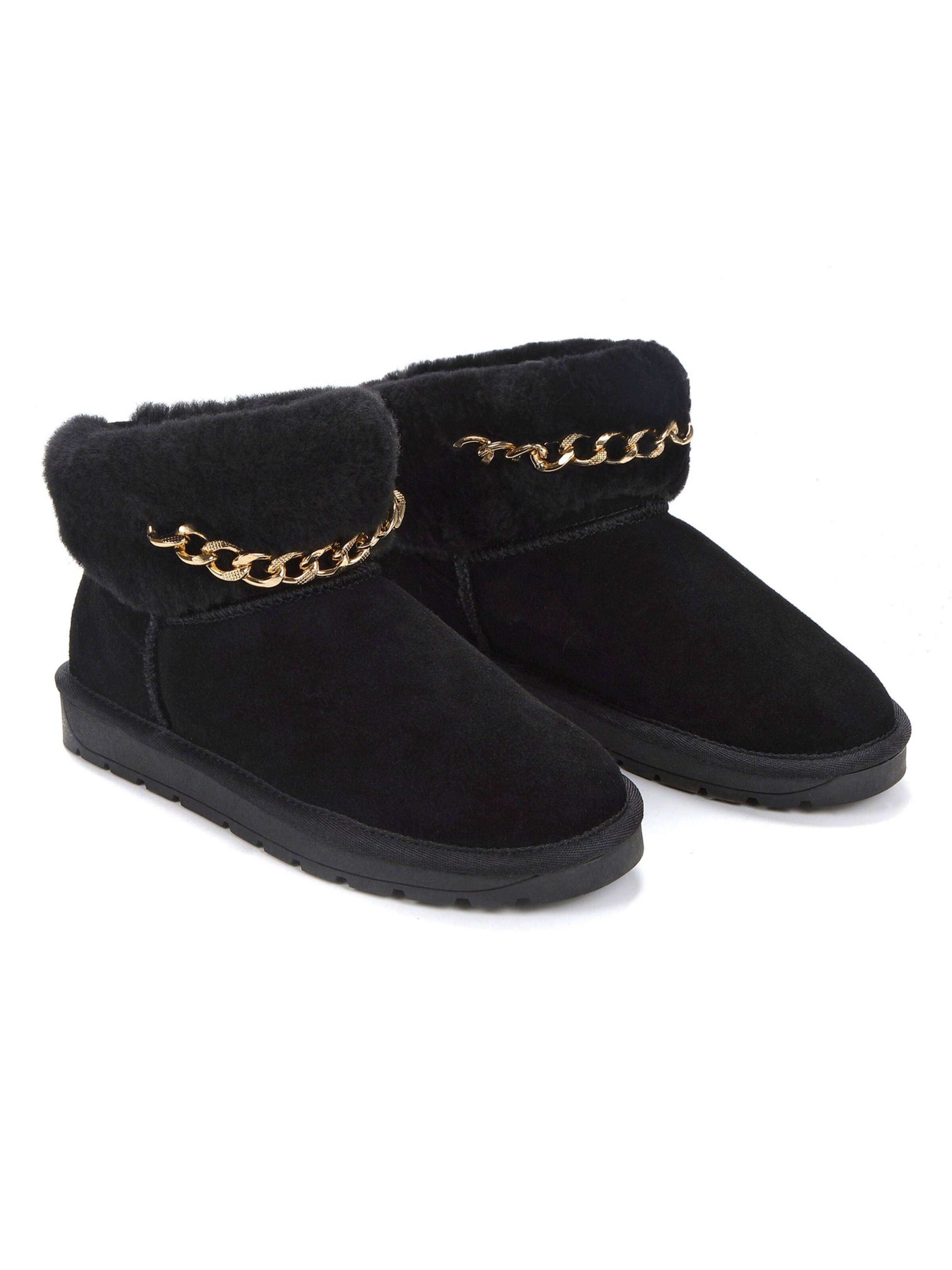 Gooce Škornji za v sneg 'Mirage' | črna barva