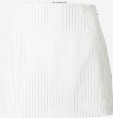 Abercrombie & Fitch Rok in Wit: voorkant