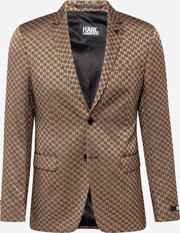 Karl Lagerfeld - Ajuste regular Chaqueta saco 'CLEVER' en beige: frente