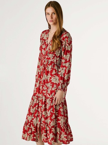 Pepe Jeans Jurk 'Poliana' in Bruin