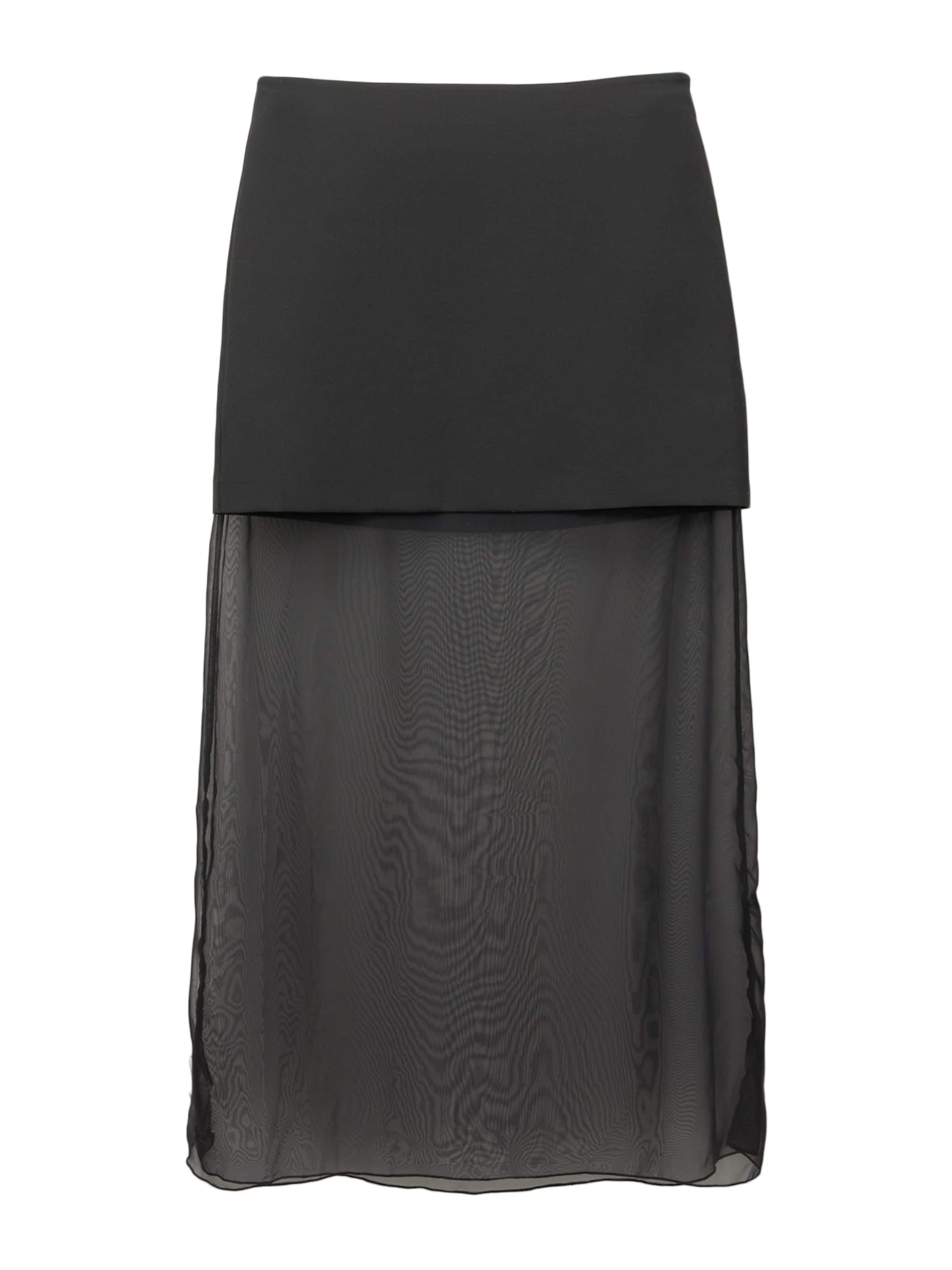 Pull&Bear Szoknyák - fekete: elől