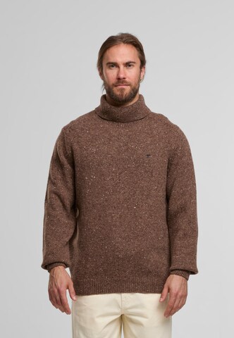 FYNCH-HATTON Sweater 'Donegal' in Brown: front