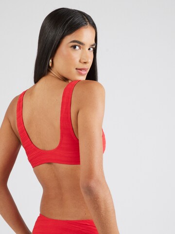 TOPSHOP - Bustier Top de bikini en rojo
