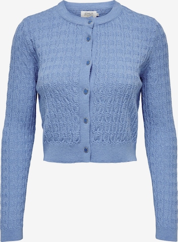 ONLY Knit cardigan 'SVALA' in Blue: front