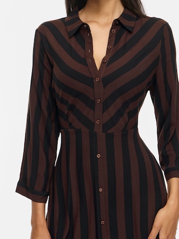 VILA Kleid 'VIAya Paya' in Braun