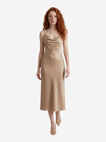 Abito 'AKILINA DRESS W6GK94 W2266' di GUESS in beige: frontale