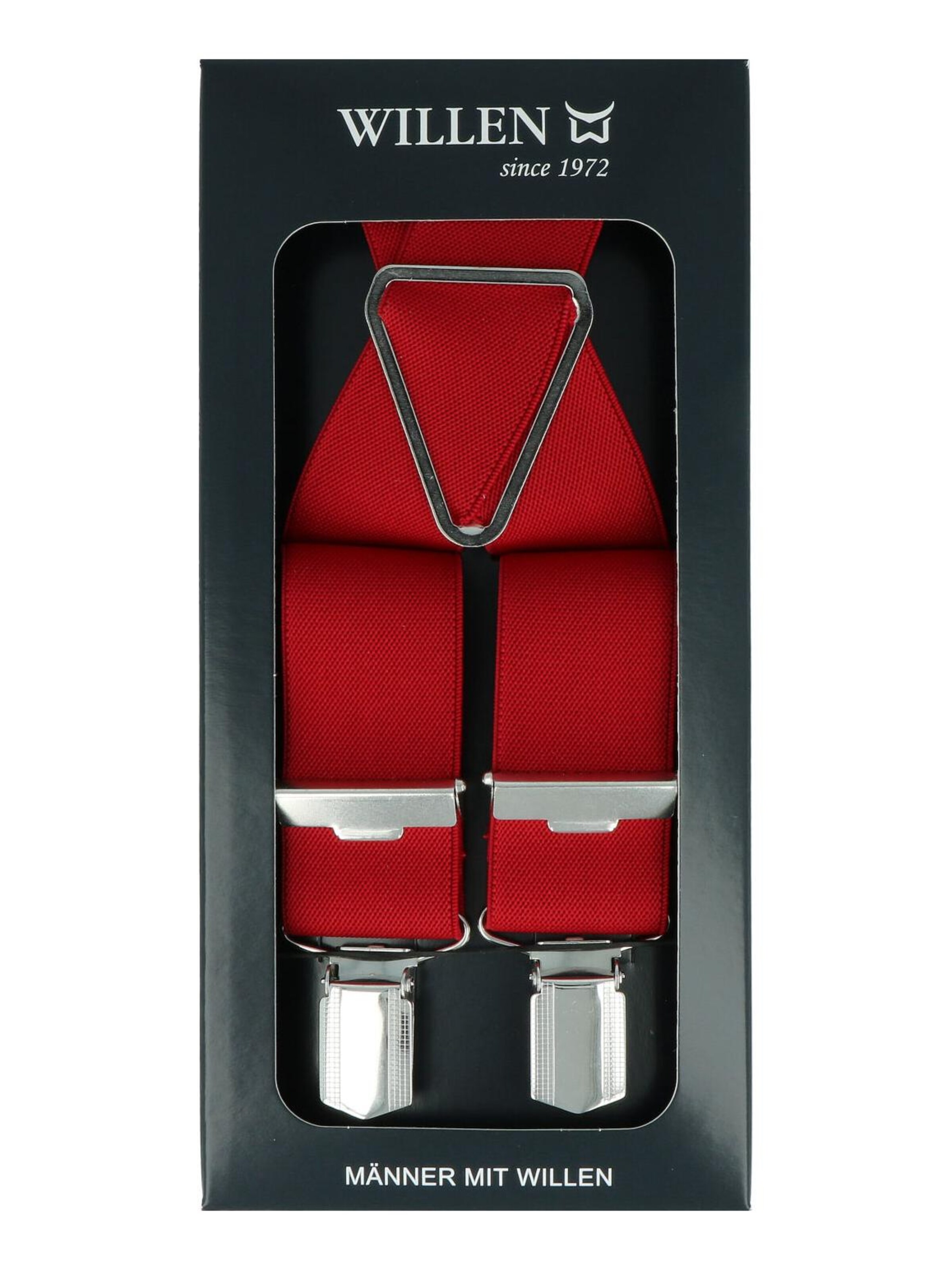 WILLEN Hosenträger 'Uni'‌‌‌‌‌‌‌‌‌‌ in Rot