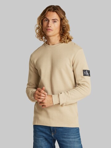 Calvin Klein Jeans Tričko - Hnedá: predná strana