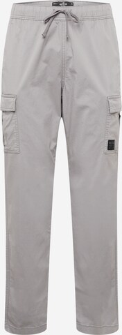 HOLLISTER - Slimfit Pantalón cargo en gris: frente
