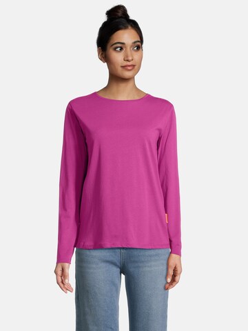 salzhaut Shirt 'KANT' in Lila: voorkant