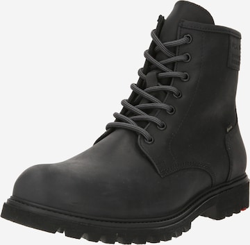 LLOYD Veterboots 'VANNY' in Zwart: voorkant