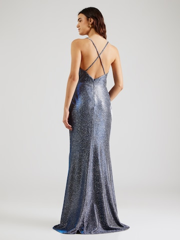 Robe de soirée LUXUAR en bleu