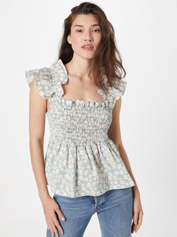 River Island - Blusa em azul: frente