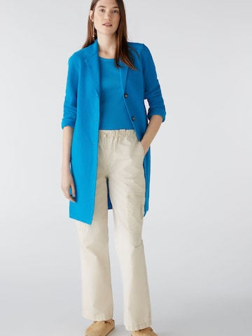 OUI Between-Seasons Coat 'MAYSON' in Blue: front