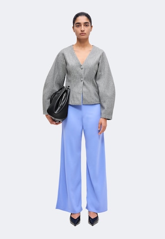 SISTERS POINT Wide leg Παντελόνι 'GLUT' σε μπλε