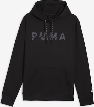 PUMA Sportsweatshirt 'Cloudspun' in Schwarz: Vorderseite