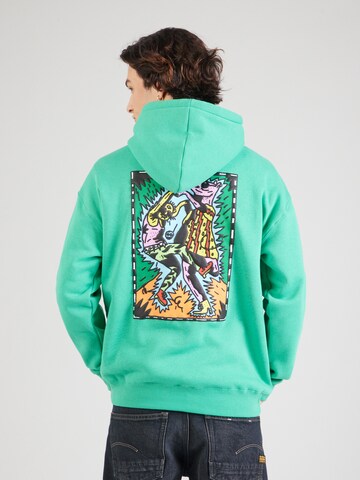 Volcom Sweatshirt 'FA BOB MOLLEMA' in Grün: Vorderseite