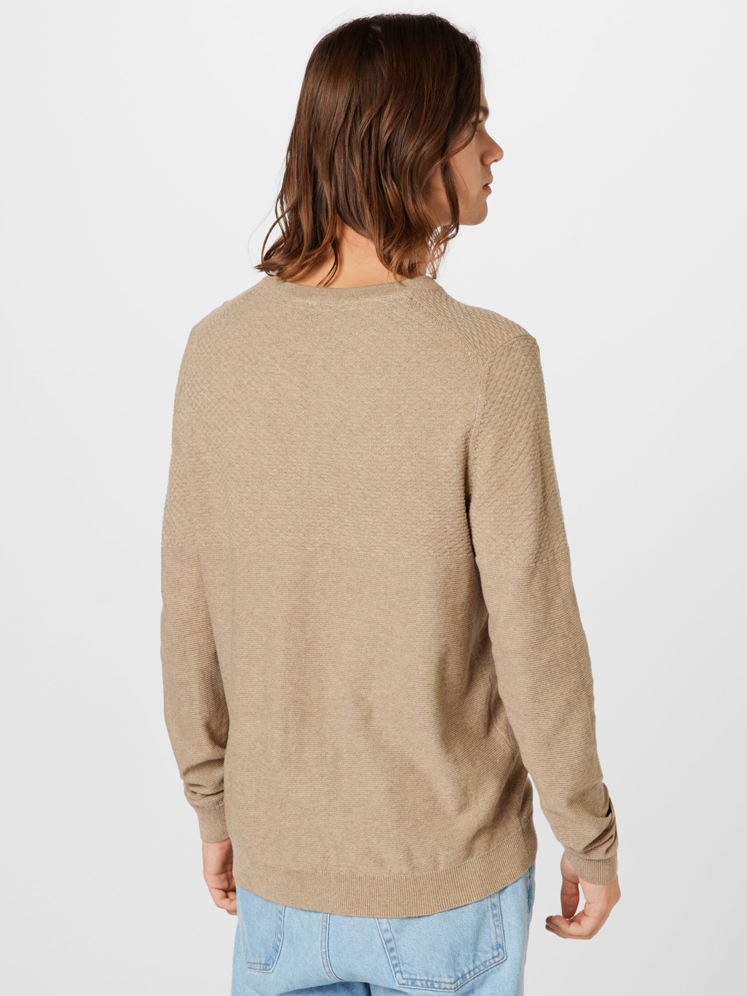 Männer Pullover & Strick JACK & JONES Pullover in Chamois - QD77981 Männer Pullover & Strick JACK & JONES Pullover in Chamois - QD77981