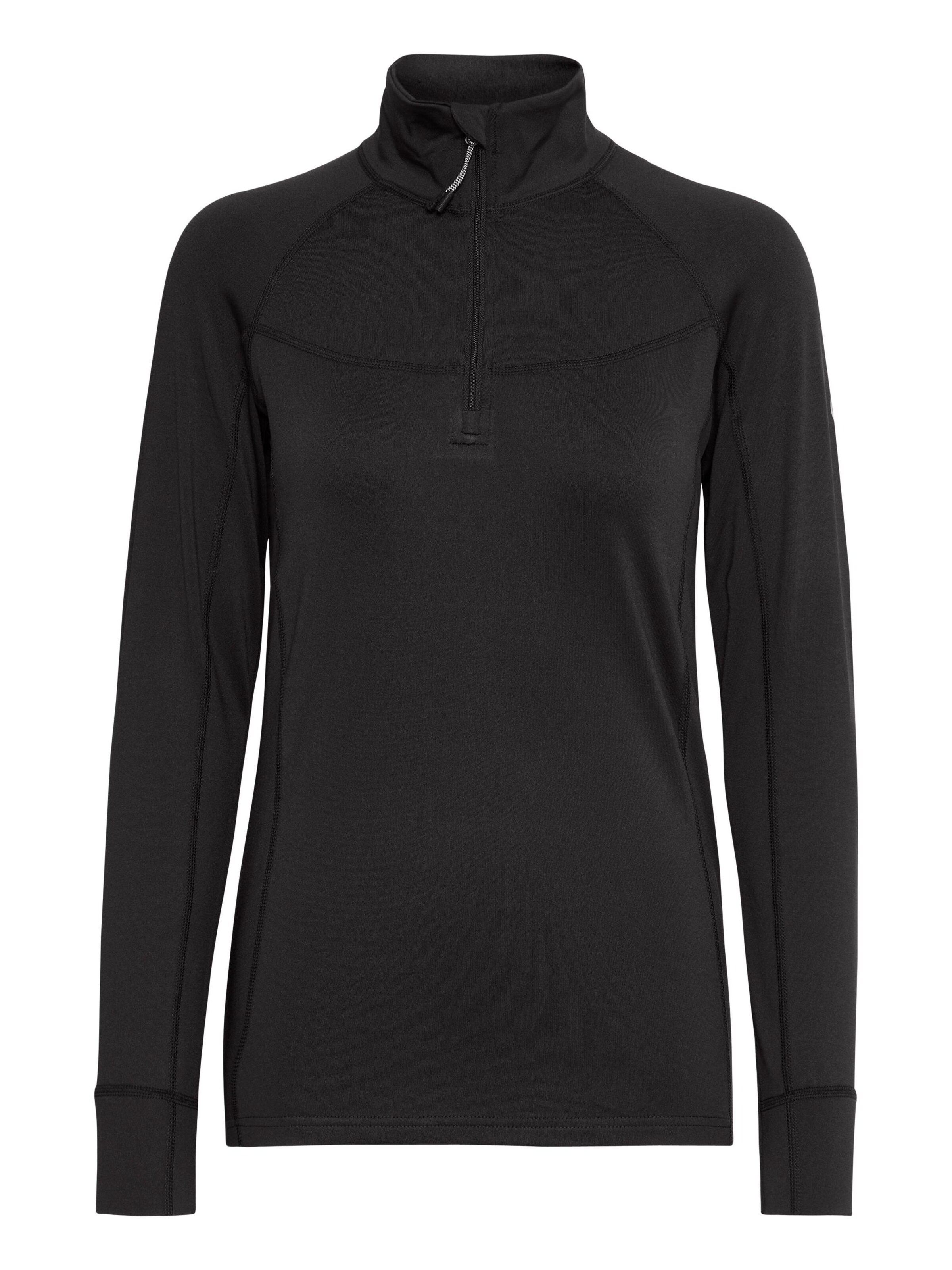 North Bend Longsleeve 'Bela' in Schwarz: Vorderseite