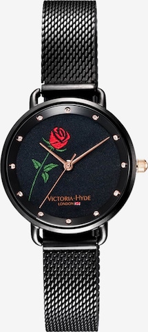 Victoria Hyde Analoog horloge in Zwart: voorkant