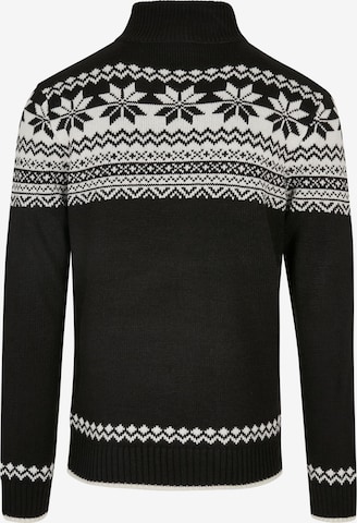 Brandit Knit cardigan in Black