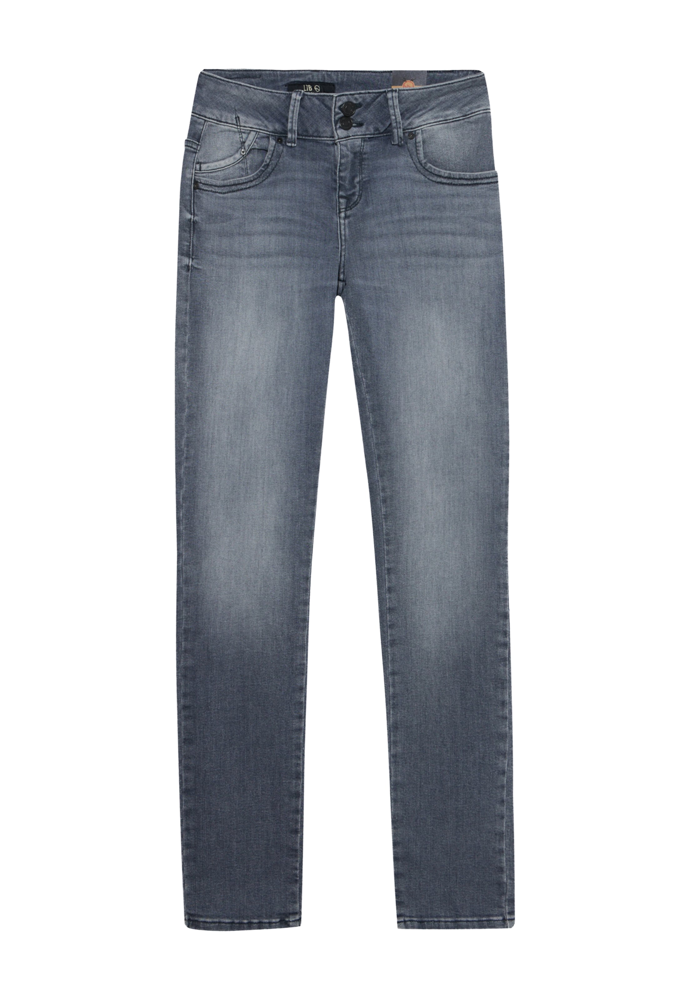LTB Skinny Jeans 'MOLLY' in Grey: front