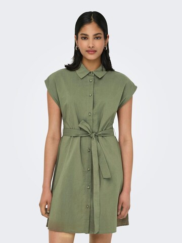 Abito camicia 'ONLLou' di ONLY in verde: frontale