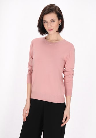 Pull-over usha BLACK LABEL en rose : devant