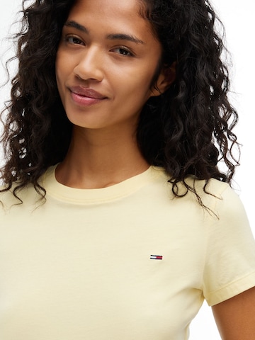 auksinė Tommy Jeans Marškinėliai
