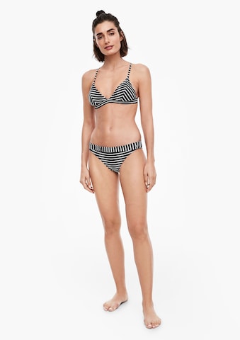 s.Oliver Triangle Bikini top in Black