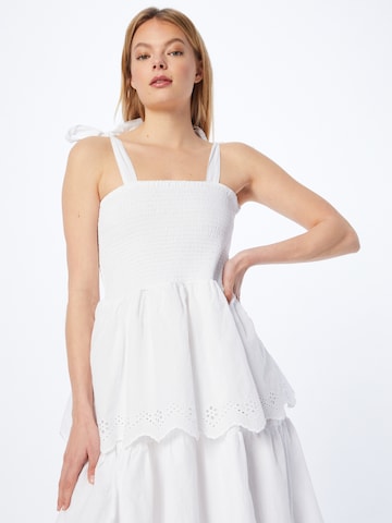 Abito 'BRODERIE' di River Island in bianco