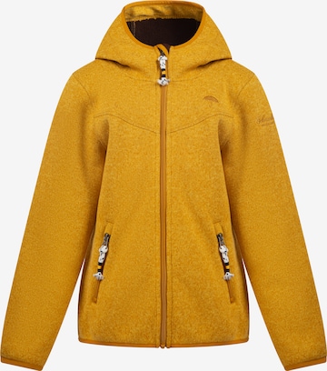 Schmuddelwedda Fleece Jacket in Yellow: front