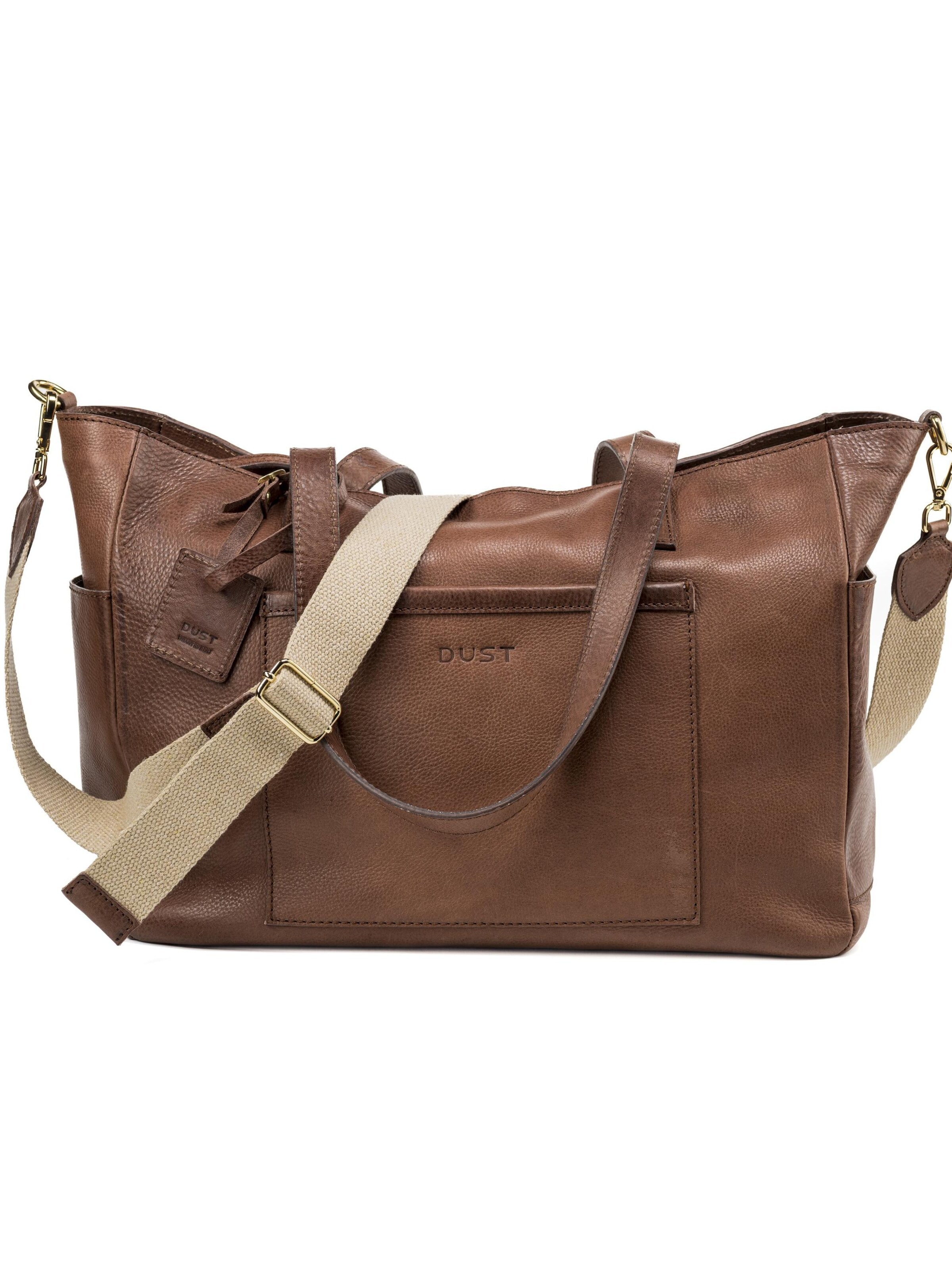 THE DUST COMPANY Shopper in Brown: front