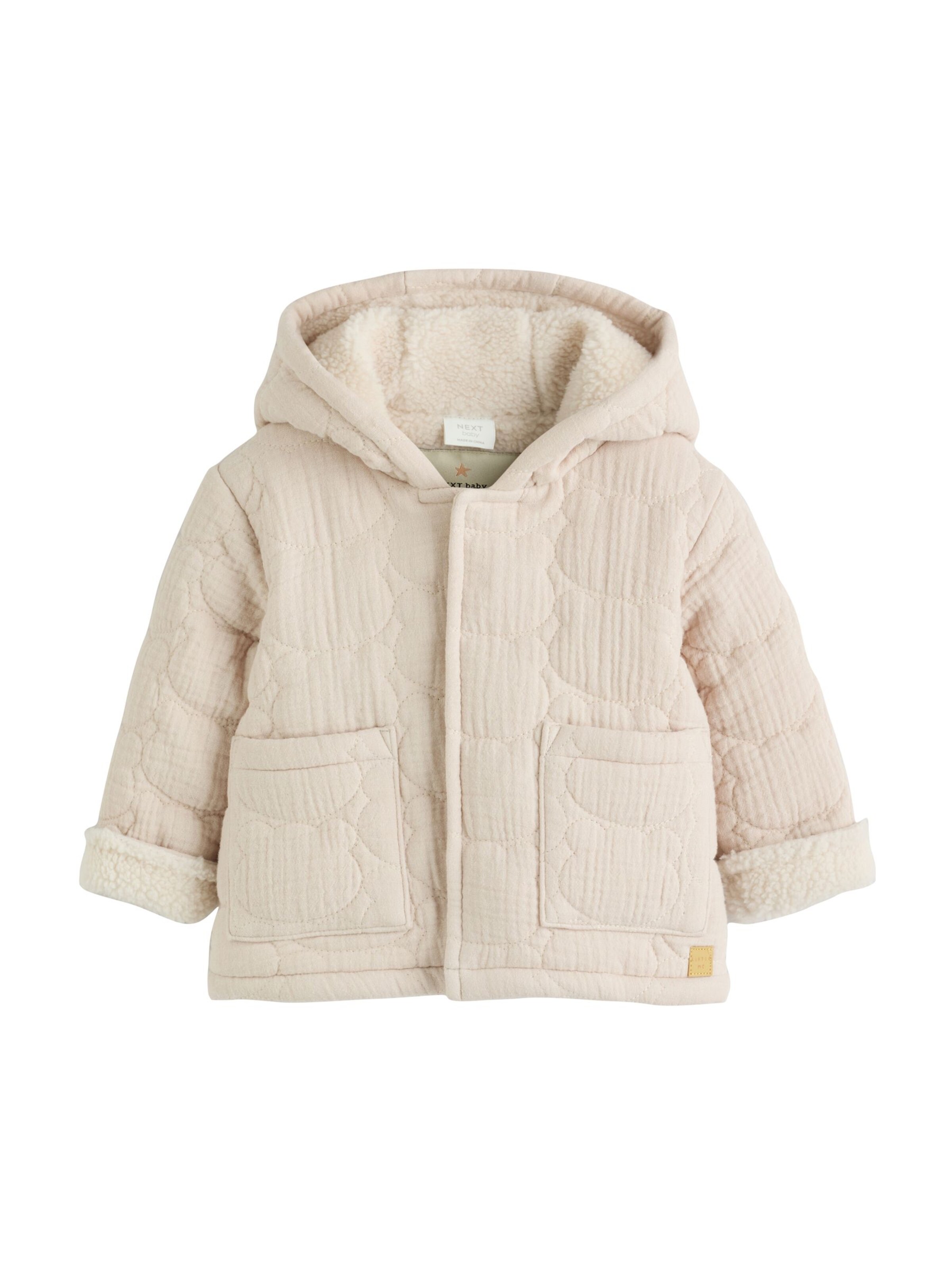 Next Winterjas in Beige: voorkant