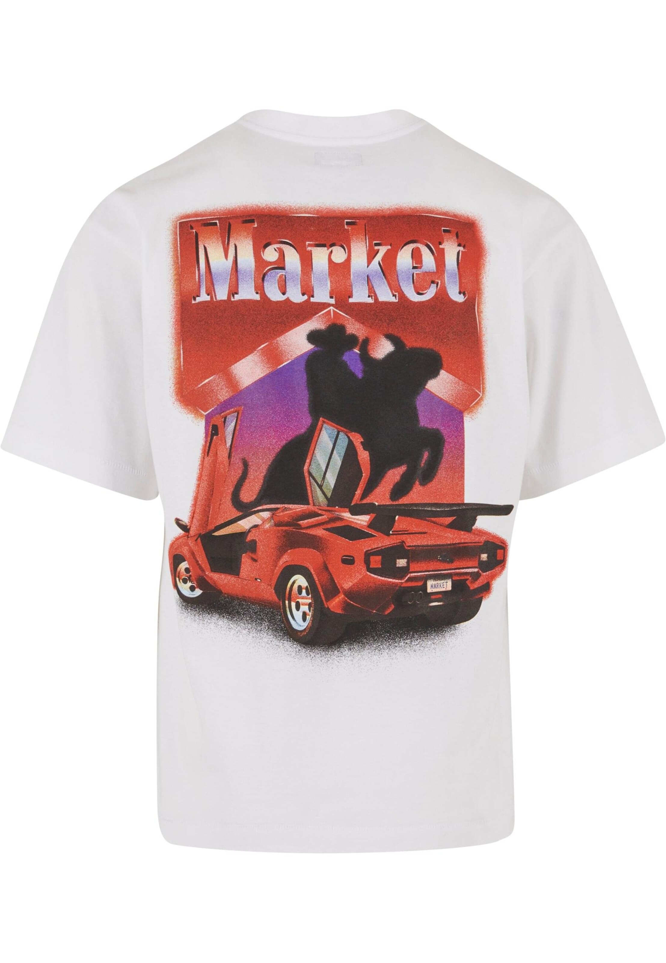 MARKET Shirt 'Bullrider' in White