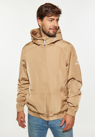 Veste fonctionnelle Schmuddelwedda en beige : devant