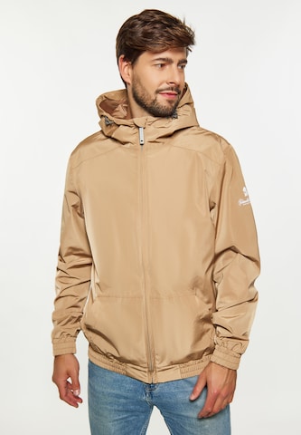 Veste fonctionnelle Schmuddelwedda en beige : devant