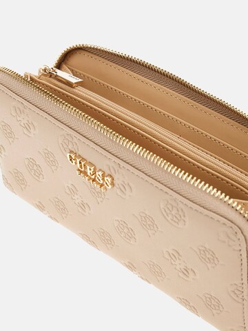 GUESS Wallet 'Phoebe' in Beige