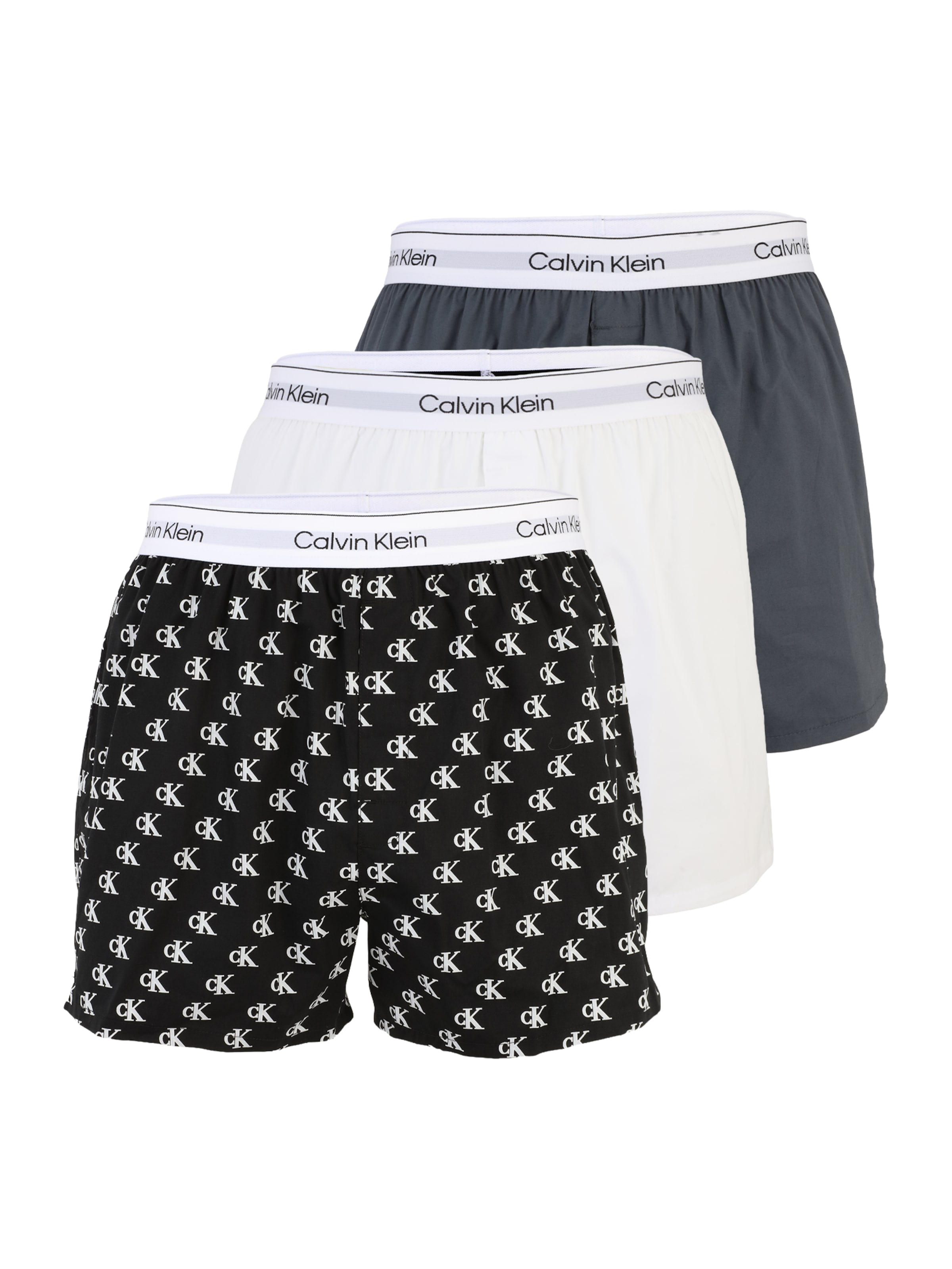 Calvin Klein Underwear Boxerky – modrá: přední strana
