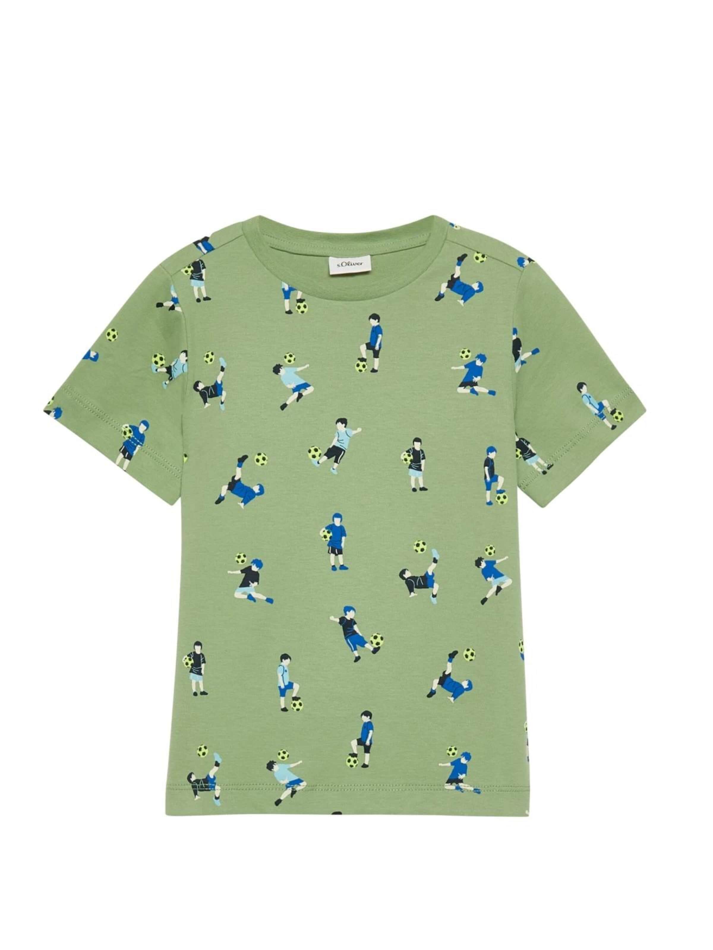 s.Oliver Shirt in Groen: voorkant