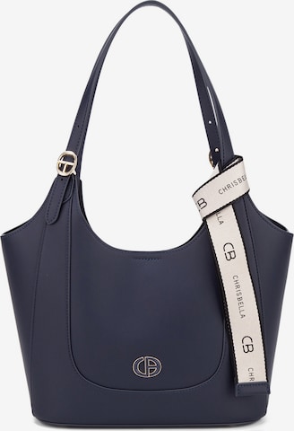 Chrisbella Shoulder Bag in Blue: front