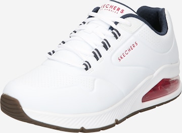 SKECHERS - Sapatilhas baixas 'Uno 2' em branco: frente