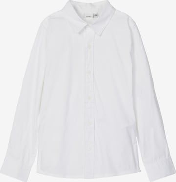 NAME IT Skjorta 'Fred' i vit: framsida