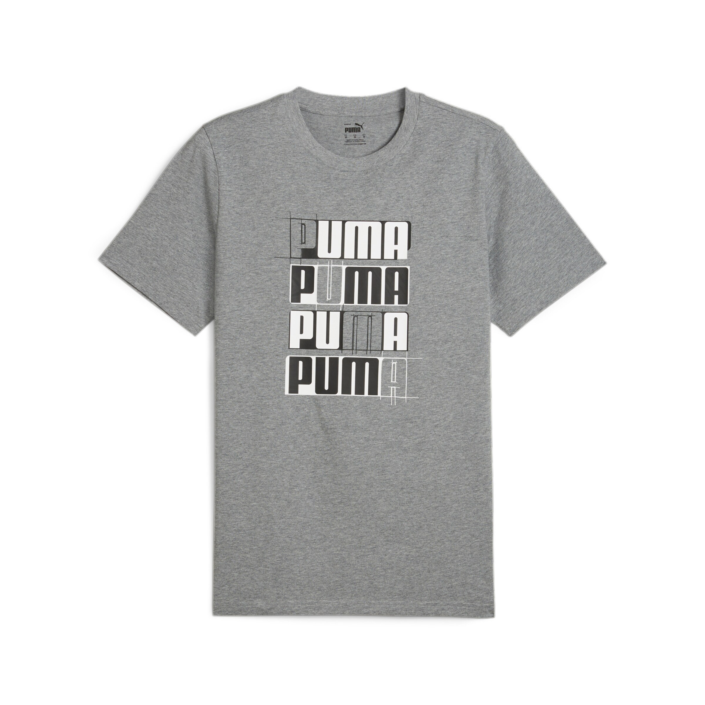 PUMA T-Shirt in Grau: Vorderseite